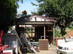 プレハブ小屋、物置、カーポートの解体工事